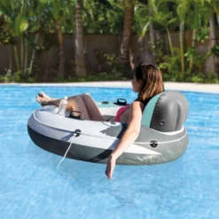 Fauteuil Gonflable De Piscine INTEX River Run Turquoise -Fournitures De Piscine 56825eu fauteuil gonflable river run 1