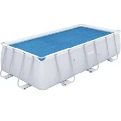 Bâche à Bulles Bestway Rectangulaire 4,57 X 2,47 M Pour Piscine De 4,88 X 2,74 X 1,22 M