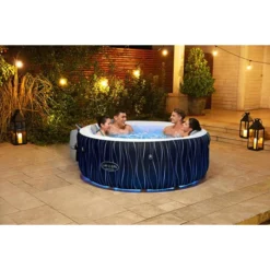Spa Gonflable Bestway Lay-Z Spa HOLLYWOOD AirJet 6 Places -Fournitures De Piscine 60059 spa gonflable bestway lay z spa hollywood ambiance 3