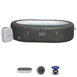 Spa Gonflable Bestway Lay-Z Spa MAURITIUS AirJet 7 Places 9 Spa Gonflable Bestway Lay-Z Spa MAURITIUS AirJet 7 Places -Fournitures De Piscine 60067 spa gonflable bestway lay z spa mauritius accessoires inclus