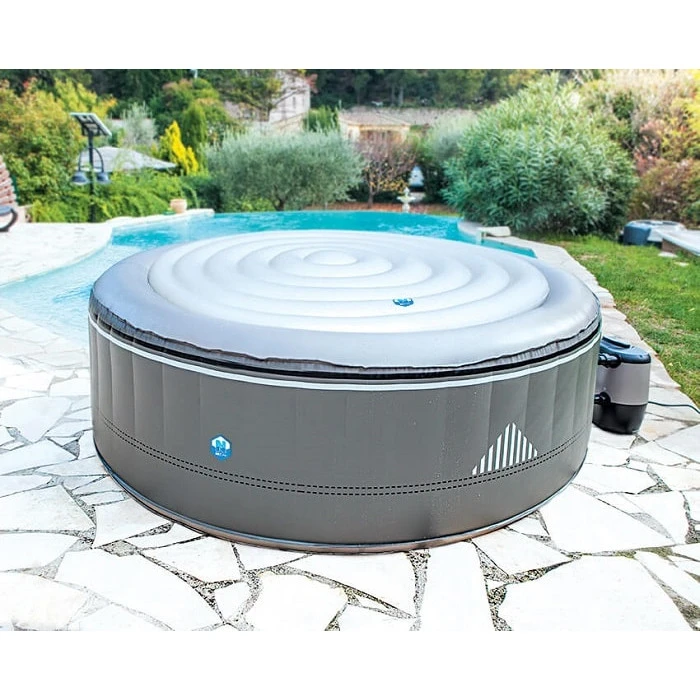 Couvercle Gonflable Rond Pour Spa Netspa Malibu Et Montana 4 Personnes 2 Couvercle Gonflable Rond Pour Spa Netspa Malibu Et Montana 4 Personnes – Image 2