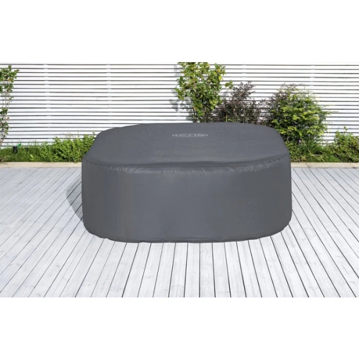 Couverture Thermique Pour Spa Carré Bestway L 180 X L 180 X H 71 Cm 4 Couverture Thermique Pour Spa Carré Bestway L 180 X L 180 X H 71 Cm – Image 4