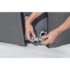 Couverture Thermique Pour Spa Rond Bestway Ø 180 X H 66 Cm 9 Couverture Thermique Pour Spa Rond Bestway Ø 180 X H 66 Cm -Fournitures De Piscine housse thermique ronde energysense 180 m x 66 cm pour spa gonflable lay z spa 3