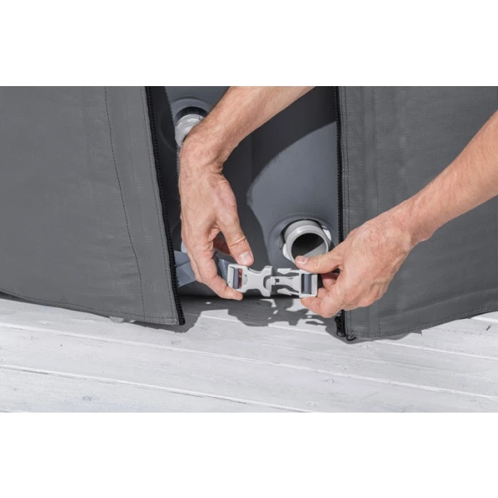 Couverture Thermique Pour Spa Rond Bestway Ø 180 X H 66 Cm 4 Couverture Thermique Pour Spa Rond Bestway Ø 180 X H 66 Cm – Image 4