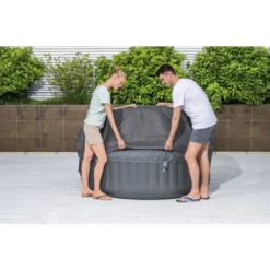 Couverture Thermique Pour Spa Rond Bestway Ø 180 X H 66 Cm 11 Couverture Thermique Pour Spa Rond Bestway Ø 180 X H 66 Cm -Fournitures De Piscine housse thermique ronde energysense 180 m x 66 cm pour spa gonflable lay z spa 5