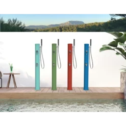 Douche Solaire Jolly Go 20L-Bleu Capri -Fournitures De Piscine jolly go galerie 06