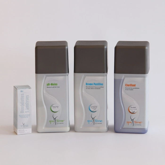 Kit Basique De Produits D'entretien Pour Spa Au Brome 1 Kit Basique De Produits D'entretien Pour Spa Au Brome