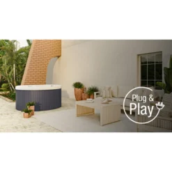 Spa Acrylique NetSpa Halfmoon 4 Personnes 11 Spa Acrylique NetSpa Halfmoon 4 Personnes -Fournitures De Piscine netspa halfmoon pointfort01