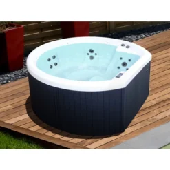 Spa Acrylique NetSpa Halfmoon 4 Personnes 14 Spa Acrylique NetSpa Halfmoon 4 Personnes -Fournitures De Piscine spa acrylique halfmoon 4 places netspa 1